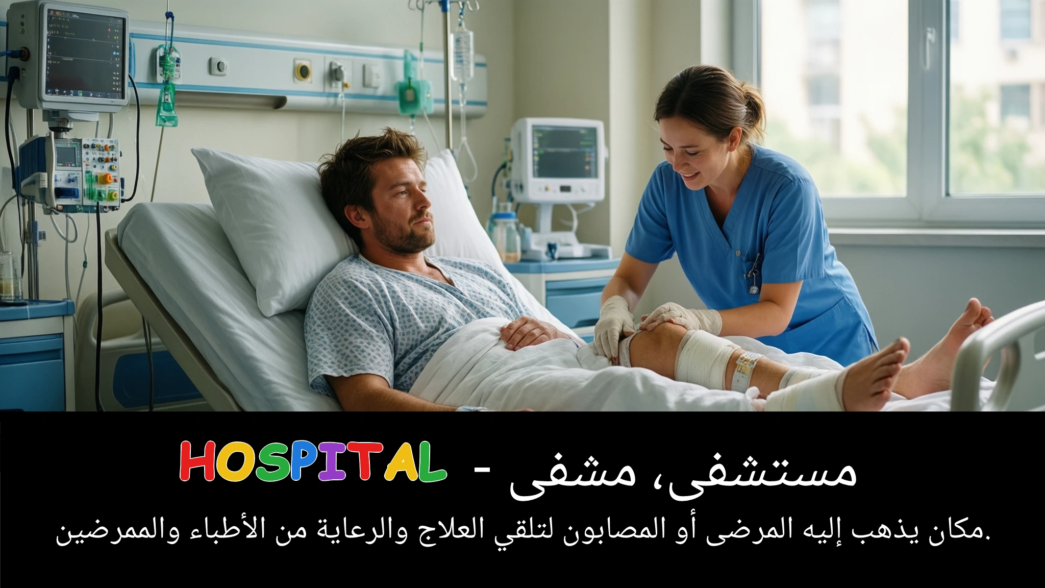 Arabic Illustration for hospital